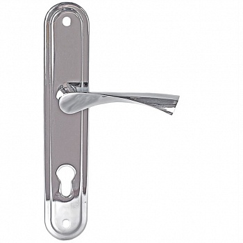 Ручка на планке AL85/11-L CP хром/TRODOS