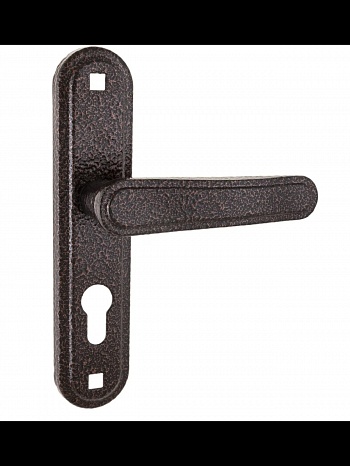 .Ручка на планке РФ1-55-03 под цил. /медь /АБС/