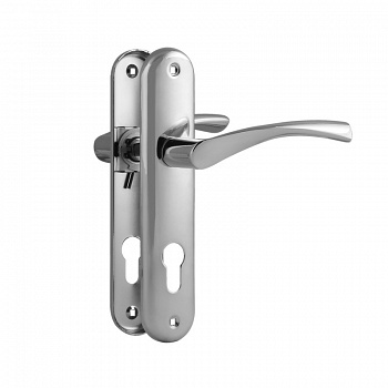 Ручка на планке 100-70мм /хром/Нора-М