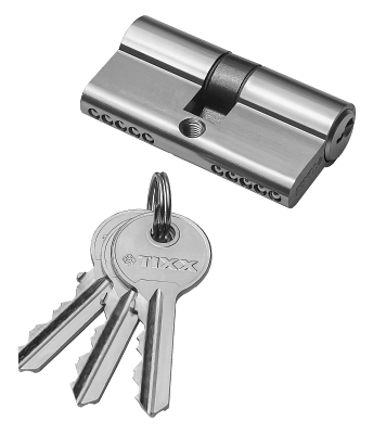 Цилиндр. мех. CS 60 SN 3кл /мат.никель/TIXX