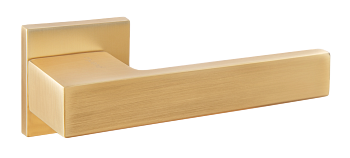 .Ручка дверная AL квадр 540-03 slim SSG/золото матовое сатинир./PUERTO/