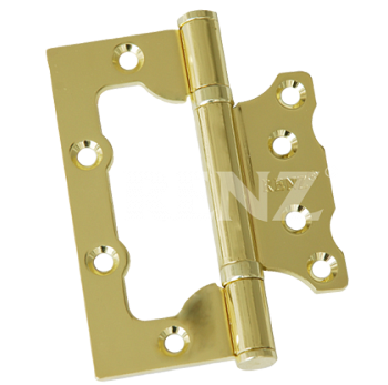 Петля  СТАЛЬ100х75х2,5 б/колп 2ВВFH б/врезки SB/латунь матовая/RENZ/