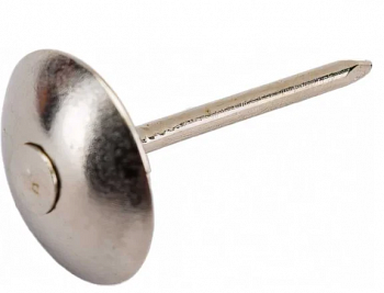 Гвозди обивочные 20 хром/100 шт/Абсолют