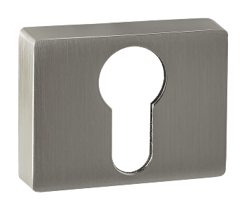 Накладка на цилиндр квадр. ET AL 01 MSN/никель супер матовый/PUERTO/