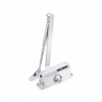 Доводчик NOTEDO DC-040 (до 40кг) серебро /NOTEDO/