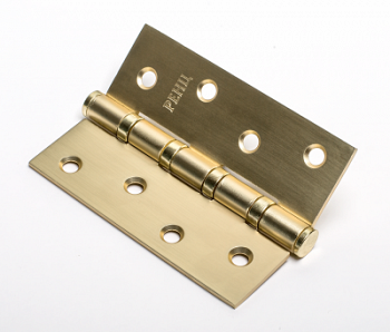 Петля СТАЛЬ100х75х2,5 4BB универ. б/копл. FH SSG/золото сатинир. мат./RENZ/