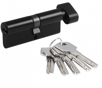 Цилиндр. мех. STD Z ЛПВ-80 (40-40) 5 кл. перф.кл/черный/верт/Нора-М/