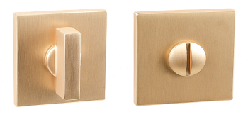 Завертка квадр. BK 03 slim SSG/золото матовое сатинированное/RENZ/