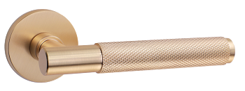 .Ручка дверная AL 562-06 slim SSG/золото матовое сатинир. /PUERTO/